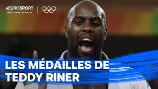 JEUX OLYMPIQUES - Les médailles de Teddy Riner à Pékin, Londres, Rio et Tokyo