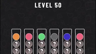 Ball Sort Puzzle Level 50 #ballsortpuzzle #ballsortpuzzlegameplay #puzzlegame #mobilegames