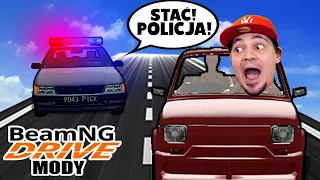 🚓 UCIEKAM PRZED POLICJĄ W POLSKICH GÓRACH | Beam.NG Mody 🚓