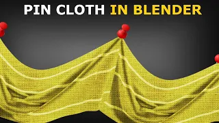 Blender: Cloth Pinning For Beginners