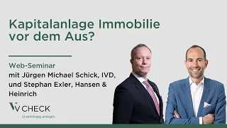 Web-Seminar: Kapitalanlage Immobilie vor dem Aus?