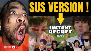 INSANE Reaction to DreamSMP members having instant regret pt. 2 (Sus Version) | By @mikeairdropanalysing