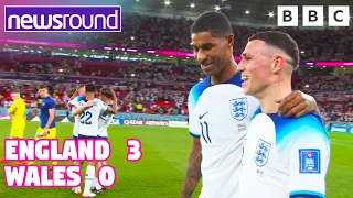 World Cup 2022: England 🏴󠁧󠁢󠁥󠁮󠁧󠁿 Celebrate Win Over Wales 🏴󠁧󠁢󠁷󠁬󠁳󠁿 | Newsround