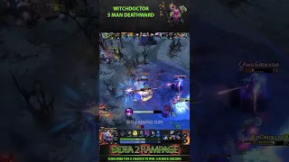 Witchdoctor 5 Man Deathward | Dota 2 Rampage