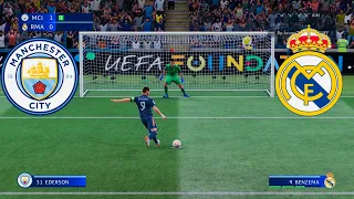 UEFA Champions League MANCHESTER CITY vs REAL MADRID [Penalty shootout] FIFA 22