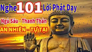 Nghe 101 lời phật dạy - Ngủ Sâu Giấc,Chữa Mọi Tâm Bệnh , Sống An Nhiên Tự Tại