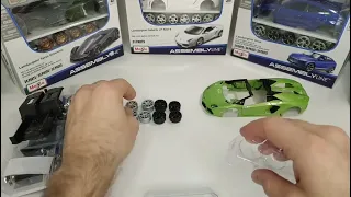 1:24 Maisto Lamborghini Aventador roadster Assembly line