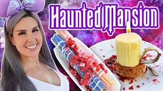 TRYING ALL THE NEW HAUNTED MANSION FOOD! 🔮 Plus HALLOWEEN MERCH! Disneyland Vlog 2023
