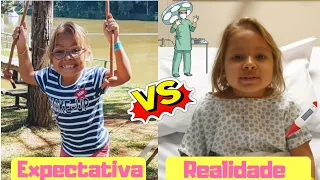 Expectativa de férias vs Realidade de férias-  Gatinha das Artes