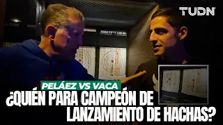 ¡TENEMOS CAMPEÓN! 🪓 Peláez vs Vaca, CARA A CARA en lanzamiento de hachas | TUDN