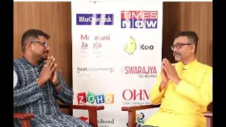 J Sai Deepak in conversation with Sandeep Balakrishna at PLF 2022.