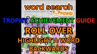 Word Search by Powgi ROLL OVER Trophy Guide