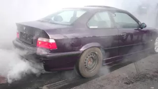 Bmw 328i burnout