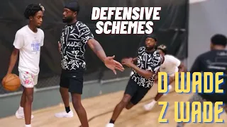 Dwyane Wade & Zaire Wade DEFENSIVE TRICKS and CHEATCODES 🤯