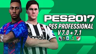 ОБЗОР на PES PROFESSIONALS PATCH V7.0 + 7.1 для PES 2017