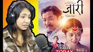 Reacting to JAARI Movie trailer Love story/Drama | Dayahang Rai | Upendra Subba @baasurifilms