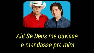 CHITÃOZINHO e XORORÓ - Se Deus Me Ouvisse ( Tipografia )