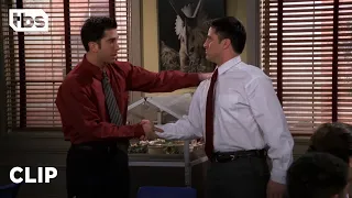 Friends: Ross Breaks Down Barriers at the Museum (Season 4 Clip) | TBS