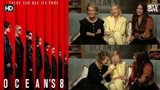 Oceans 8 - Sandra Bullock, Cate Blanchett & Sarah Paulson Interview