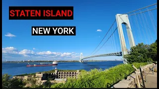 Exploring Staten Island - Walking Midland Beach, and Fort Wadsworth | Staten Island, NYC