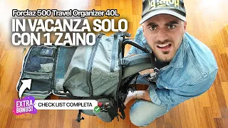 Lo ZAINO *DEFINITIVO* per VIAGGIARE: Forclaz 500 Travel Organizer 40L