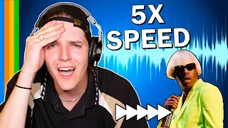 Guess the Song from the Sped Up Audio *5X Speed*