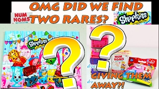 FREE RARE GIVEAWAY AGAIN!?  Shopkins Blind Bags | Numnoms Blind Bags |