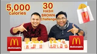30 Macdonald Hash Brown Eating Challenge | Ultimate Breakfast Food Challenge | Super Hungry Guys