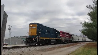 RJ Corman Jett local heading west bound on the Old Road Subdivision at Paynes Depot KY