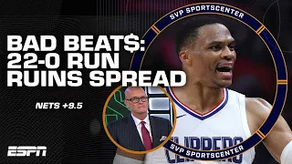 22-0 CLIPPERS RUN RUINS NETS +9.5 😱 SVP's Bad Beat$ of the Week | ESPN Bet