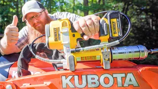 Don’t Ruin Your Tractor!  Greasing A Kubota BX2380 Loader