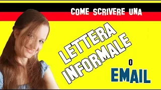 Lezione Tedesco 26 | Lettera informale o email | Come scrivere una lettera in tedesco