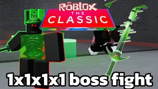 How to beat 1x1x1x1 boss fight & buy the Daemonshank sword in Roblox The Classic Event