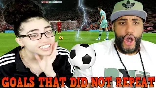 MY DAD REACTS TO Goals that did not repeat REACTION