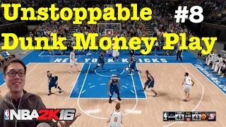 NBA 2K16 Tutorial How to dunk and score tips : Best dunking Money Play #52