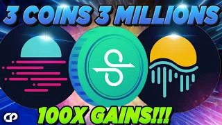 🔥 3 COINS TO 3 MILLION!! THESE 3 TINY ALTCOINS GEMS WILL BE 100x Stratos Moonbeam MOVR | CRYPTOPRNR