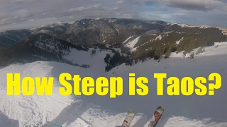 How Steep is Taos Ski Valley?