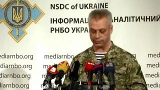 Andriy Lysenko. Ukraine Crisis Media Center, 30th of October 2014