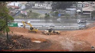 Arena MRV - 16/09/2022 - 7/ CHUVA CAINDO E MÁQUINAS MANDANDO BEM.