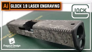 First Attempt Glock 19 Slide Using My Fiber Laser Engraving Machine