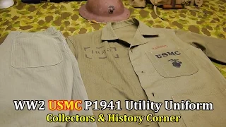 World War 2: USMC P1941 Utility Uniform | Collector's & History Corner