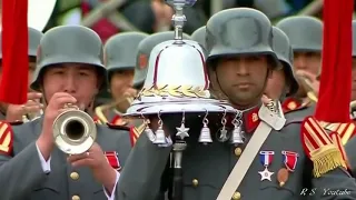 Chile , Santiago Prussian style military, Chilean Army Paradeドイツ軍歌ローレ ロ