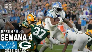 Detroit Lions vs. Green Bay Packers | Semana 4 NFL 2023 | Resumen - Highlights