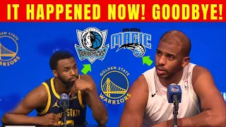 PATIENCE IS OVER! DRASTIC DEFEAT! IT'S DECIDED! WARRIORS SENDING STARS TO RIVALS! GOLDEN STATE NEWS!