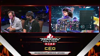 CEO 2022 Tekken 7 TOP 8 - DONUTS USG GEN vs CASUAL KODEE