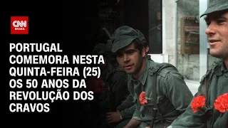 Portugal comemora nesta quinta-feira (25) os 50 anos da Revolução dos Cravos | CNN NOVO DIA