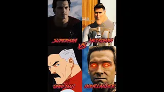 Superman (Comics) vs Metroman vs Omni man vs Homelander