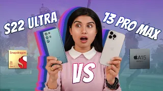 S22 Ultra Vs iPhone 13 Pro Max Gaming Test 🔥