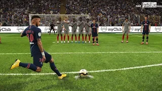 PES 2019 | PSG vs LILLE | Neymar Free Kick Goal & Amazing Goals | Gameplay PC