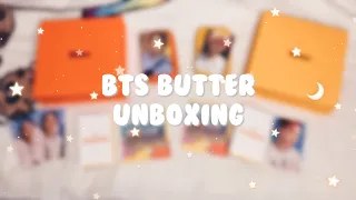 ❝ kpop UNBOXING: bts‘ butter album (peaches + cream version) + weverse pobs ! ❞